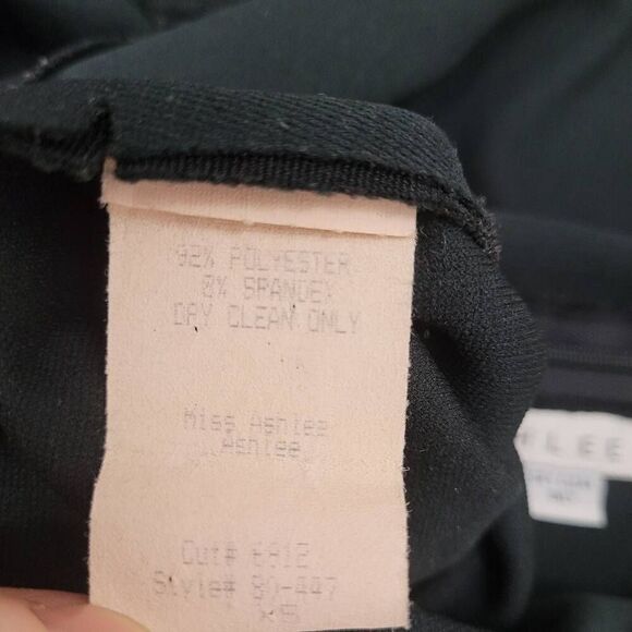 Vintage Miss Ashlee Black Grommet Sheath Mini Dress Sz XS Studded 70s 80s Style - Picture 6 of 7